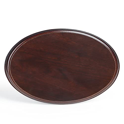 Falling in Art Wood Oval Base-Hand Casting Structure Base, DIY Crafts, Keepsake Display, Art Exhibition, Home Decoration, 6x8 - size: Oval 6''x8''