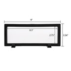 Dicunoy 6 PCS 3D Floating Display Case, Coins Display Stand Holder for Jewelry, Large Suspension Money Frame Box for Dollar Bill, Medallions, Fossils, Rocks, Stamps, 9" x 3.54" x 0.75"