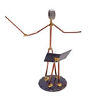 Musical Director Handmade Metal Figurine by Rock Creek Metal Craft - Hand Welded Metal Art & Recycled Metal Sculptures - Unique Desk Accessories, Medical Office Decor, & Musical Director Gifts - style: Musical Director