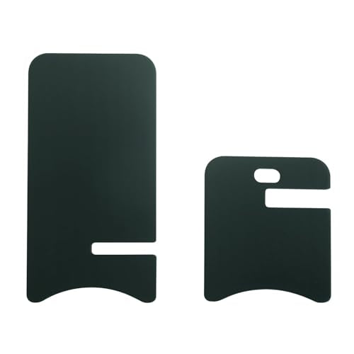 Cell Phone Stands, Desktop Stand, Luxury Nature Wood Simple Phone Stand, Compatible with iPhone & All Cell Phones, Ultra-Stable, Portable & Non-Slip Design, 2 Pieces, Green - color: Green