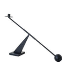 Black Metal Modern Candle Holder Candlestick Holders Decorative Candle Stand, Tapered Candle Holders Home Decoration 19 inch
