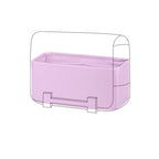 DGAZ Silk Purse Organizer Insert For Hermes Geta bags，Silky Smooth Bag Organizer，Luxury Handbag & Tote Shaper(Mauve Sylvestre) - color: Mauve Sylvestre