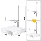 Kigley 8 Pcs Adjustable Metal Arm Display Stand Crystal Holder Easel Display with Acrylic Base Easel Rock Mineral Stand for Geodes Mineral Agate Collection(Silver,2 x 2 x 3.5 Inch) - color: Silver, size: 2 x 2 x 3.5 Inch