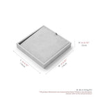 Oirlv Microfiber Jewelry Pendant Display Tray Easy-Assemble Modular Jewelry Tray - style: P13508