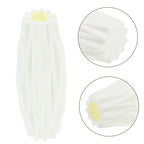 Wakauto Modern Nordic Style White Vase Creative Simplicity Flower Container Decorative Minimalist Home Desktop Ornament for Bouquets and Greenery