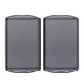 GoodCook Everday Nonstick Carbon Steel 17 x 11-Inch Baking Sheet Set, 2 Pack – Medium Sized Cooking Pans, Bakeware Set, Cookie Sheets for Baking, Oven Pan Set - size: 11" x 17" (2-Piece Set)