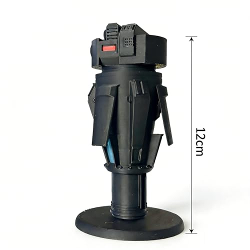 3D Printed Shredder Figurine,12cm with Base Gaming Inspired Desk Decor Game Fan Collectible - color: Black/12cm