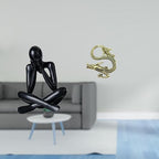 Baoblaze Modern Abstract Sculpture Collectible Figurine Decorative Ornament for Living Room Bookshelf Bedroom Office Home Decor 2024