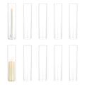 Hewory Hurricane Glass Candle Holders: 10 PCS Clear Open Ended Cylinder Candle Holder Sleeve for Candlestick Holders - Taper Candle Holder Bulk for Wedding Christmas Centerpiece Decor (D 2.5" x H 11")