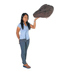 Design Toscano Giant Allosaurus Dinosaur Wall Trophy Sculpture, Mouth Closed - style: Allosaurus Dinosaur: Mouth Closed