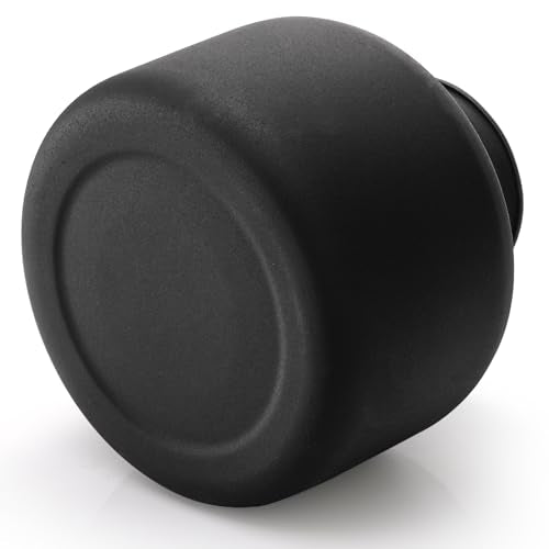 Goaste Metal Matte Flower Vase, Small Black Vases for Flower, 6.5 Inch Tall Iron Frosted Flower Arranging Vase for Table Centerpiece, Home, Shelf, Office, Garden Decor, Black