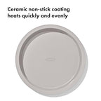 OXO Good Grips Non-Stick Pro Ceramic Coated Metal Bakeware 9” Round Cake Pan – Biscuit - color: Biscuit, size: 9" Round Cake Pan