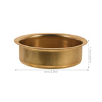 VOSAREA 6pcs Metal Incense Cone Burners Tea Light Tins Cups Tealight Holders Brass Incense Burner Plate Holder Empty Scented Candle Cup DIY Candle Holders for Party Wedding Table Decoration