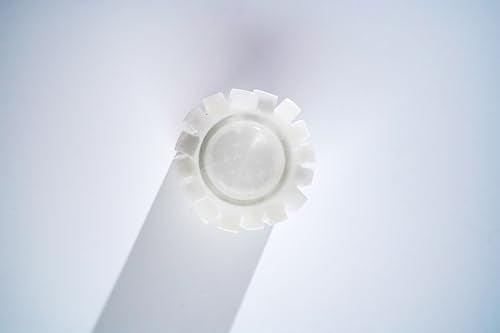 Natural Selenite Candle Holder for Tea Lights Irregularly Arranged Selenite Wand Candlesticks - Elegant Home Decor (Round Candle Holder)