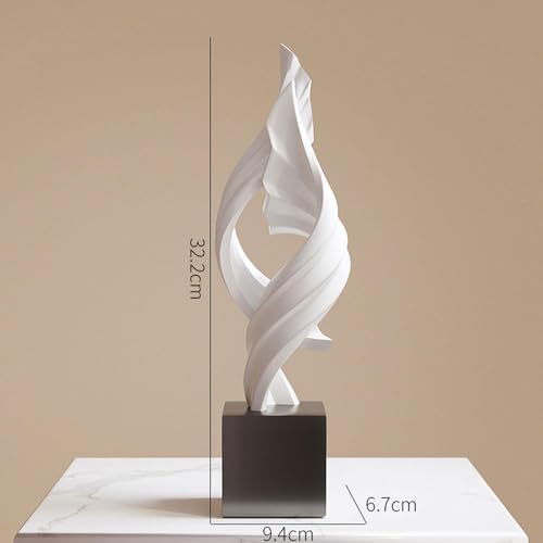 Baoblaze Abstract Art Statue Decorative Figurine Sculpture Resin Ornament for House Office Coffee Table Cabinet Bedroom Bookshelf Decor