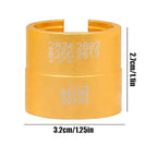 Watch Movement Holder, Double-Sided Repair Mount, Small Size Clock Stand Lightweight Travel, Metal Material Sturdy Stable Design, Watch Accessory Professional Collectible Display - color: Gold