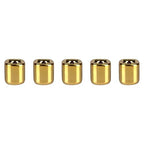 Mega Candles 5 pcs Gold 1/2 Inch Diameter Ceramic Chime Ritual Spell Candle Holders, Great for Casting Chimes, Meditation, Rituals, Spells, Vigil, Witchcraft, Wiccan Supplies - color: Gold, size: 5 Pieces