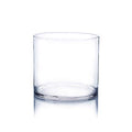 WGV Cylinder Vase, Width 6", Height 6", Clear Glass Container Terrarium Candle Holder for Wedding Centerpiece, Party Event, Home Office Decor, 1 Piece - size: 6 Inch (Pack of 1)