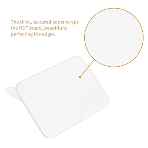 MOOCA Deluxe Leatherette 2 Pcs Set 5-Ring Organizer for Showcase Display Ring Finger Holder Jewelry Display Stands Jewelry Storage, White PU Leatherette, 5 1/4 W x 3 5/8 D x 2 3/8 H inch - color: White Faux Leather, 5 Rings x 2