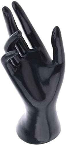 Hand Jewelry Display Holder Female Mannequin Hand Jewelry Bracelet Ring Gloves Display Organizer Stand - Black