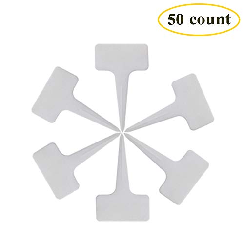 50 Pack 1 Gallon Plastic Plant Nursery Pots Thickened Soft Plastic Plant Pots with 50 Pcs Waterproof Plastic T-Type Plant Tags and 2Pcs/Set Transplanting Digging Mini Tools - size: 1 gallon--7.48inch(50pcs)