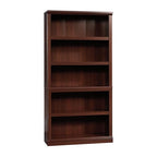 Sauder Miscellaneous Storage 5-Shelf Bookcase/ Book shelf, Select Cherry finish - color: Select Cherry Finish