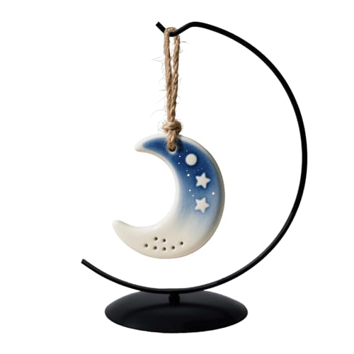 YY YEARCHY Ornament Display Stand Large for Hanging Glass Globe Ball Air Plant Flower Holder Metal Round Decorative (1, Black, 10"x5") - size: 10"x5"