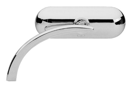 Arlen Ness 13-406 Micro Die-Cast fits Mini™ Oval Mirror - Left - Chrome
