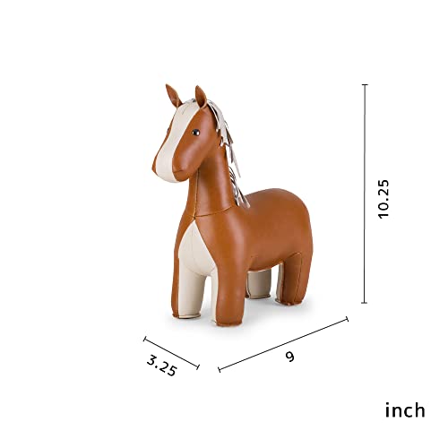 zuny, Classic Series Bookend Tan for Shelves, Office Decorative- Horse - color: Horse