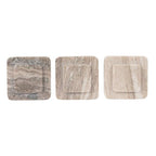 Bloomingville Heavy Duty Marble Bookends, Beige, Set of 2 - size: (Pack of 2)