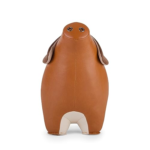 Zuny, Zuny Series Bookend Tan for Shelves, Office Decorative- Pig Diya - color: Pig Diya