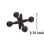 6.75" H Jack Decor Cast Iron Decorative Jacks for Home, Iron Bookends, Door Stop,Paperweight（1 PC）