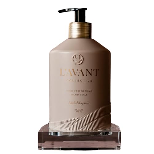 L'AVANT Collective Decorative Lucite Tray Small | Clear Acrylic Soap Tray for Bathroom Vanity & Kitchen Sink, Minimalist Display Organizer | Holds 1 Bottle | 4 x 4 x 1 in - size: Small (Lucite) - 4.2 x 4.2 x 1 inches