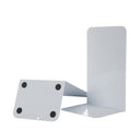 Metal Book Ends Bookend for Shelves Book Holder - color: White