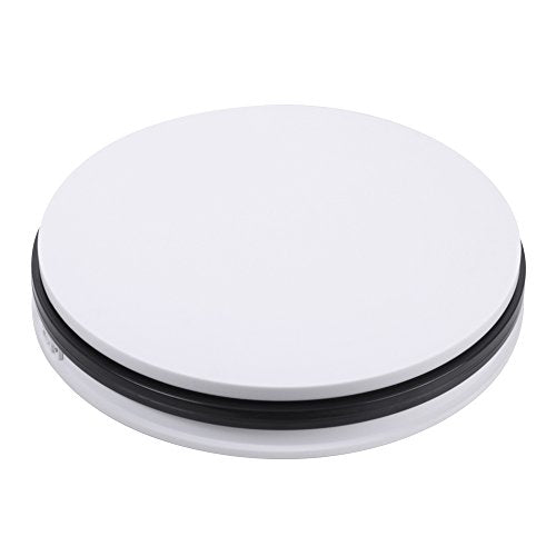 fotoconic White Electric Motorized Rotating Turntable Display Stand, 14 Inch / 35cm Diameter, 110 Lb Centric Loading for Shop Display - size: White 14", 110 Lb Max Loading