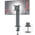 HEMUDU Single Desk Monitor Arm Mount Stand Fit for 13 inch to 32 inch Flat Curved Computer Screen with Swivel, Height Adjustable, Rotation,Holds up to 77lbs, Black - size: 13 inch - 32 inch