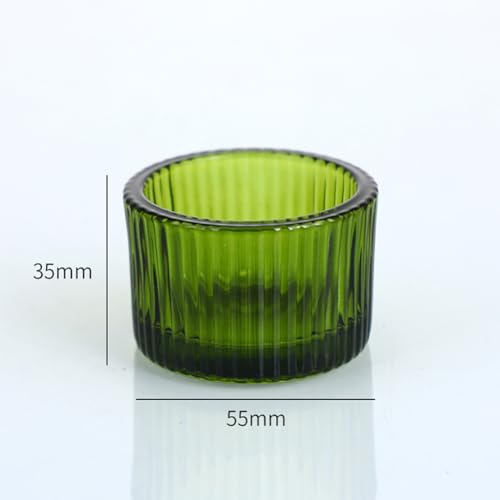 2 Pcs Glass Tealight Candle Holder Clear Tea Light Candle Cups Votive Candles Holders Containers Floating Candles Holders Dining Table Candle Holder Wedding Table Centerpieces Purple - color: Purple