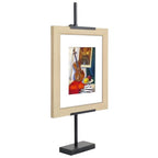 Americanflat 18" Adjustable Tabletop Easel Stand for Picture Frames up to 10x8 - Ideal Picture Frame Stand to Display Art, Signs, or Photos - Use Easel Stands for Home or Events - Black - size: 18 inch, style: Tabletop Frame Stand