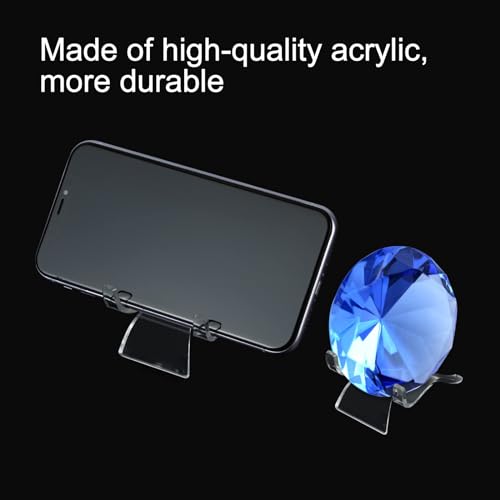 24 PCS Rock Display Stand - Small Rock & Crystal Holder Easels for Displaying Minerals, Geodes, or Other Items at Weddings, Home, Decoration, Birthdays & Tables - size: Small