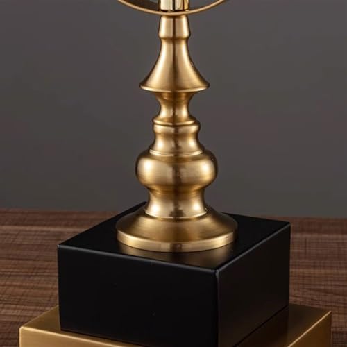 Statue Decorations Luxury Metal Globe Ornament Decorations Entrance Study Modern Creative Office Crafts Living Room Furnishings Home Decor Object(L) - size: Large