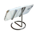 1-Piece Minimalist Mobile Phone Tablet Stand Iron - Space-Saving Metal Creative Desktop(K) - color: K