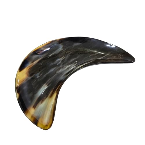 Moon Shape Horn Made Dish Tray for Dining Table Decent Design Decorative Functional Moon Shape Tray to Serve Snack Catch-All Tray-Decor Tray-use as Coffee Table Tray Entryway Farmhouse Décor Bowl