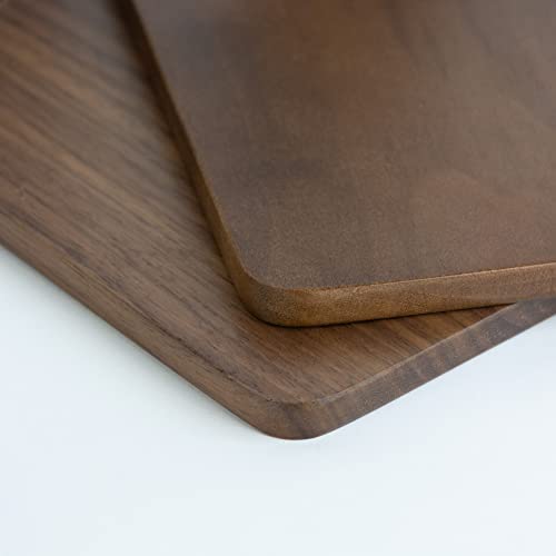 Large Bookend Hold Heavy Books- 7x4x5in 2 Pack Wood Bookends for Heavy Books Heavy Duty Walnut Book Ends for Men Wood Bookends for Office Desk Non-Skid - color: Walnut-s-2pair