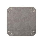siduater Valet Tray Desktop Storage Organizer – Vegan Leather Catchall Bedside Vanity Tray Nightstand Caddy Holder for Remote Controller, Watch, Keys, Phone, Wallet, Coin, Jewelry, Stone Gray - color: Stone Gray