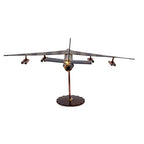 B-52 Bomber Collectible Handmade Metal Art Figurine, Desk Accessories, Trophy, Boss Gift, Home Office Décor, Airplane - style: B-52 Bomber