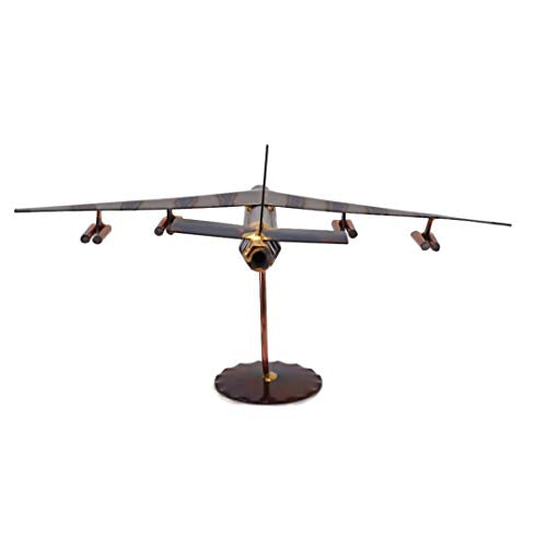 B-52 Bomber Collectible Handmade Metal Art Figurine, Desk Accessories, Trophy, Boss Gift, Home Office Décor, Airplane - style: B-52 Bomber