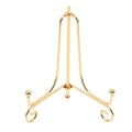 Gold Iron Display Stand Craft Bracket Book Holder Photo Pedestal Bowl Dish Frame Picture Plate Rack Easel Storage Decoration（5in） - size: Medium