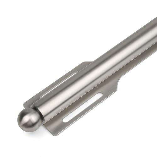 FIRJOY 12" Valet Rod for Closet Pull Out (2 Pack, Brushed Nickel) - color: Brushed Nickel, size: 2 Pack