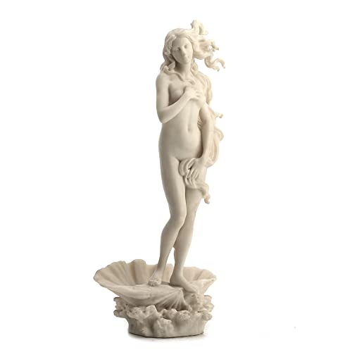 Veronese Design 11 3/8 Inch The Birth of Venus Statue Resin Marble Finish