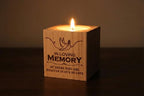 10 Pcs Wooden Memorial Candle Holder – in Loving Memory Gift, Sympathy Gift for Loss of a Loved One, Remembrance and Bereavement Gift, Celebration of Life Decor (Bird)